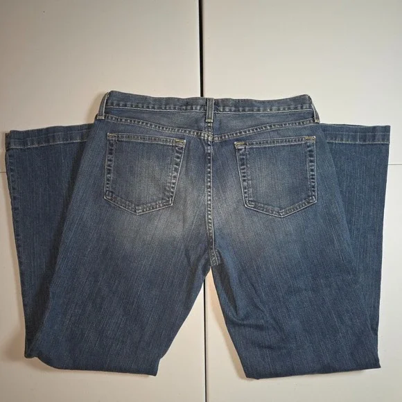 GAP Long and Lean Jeans Women's 12  Made in USA Y2K Stretch Denim‎ Ankle - Picture 4 of 6